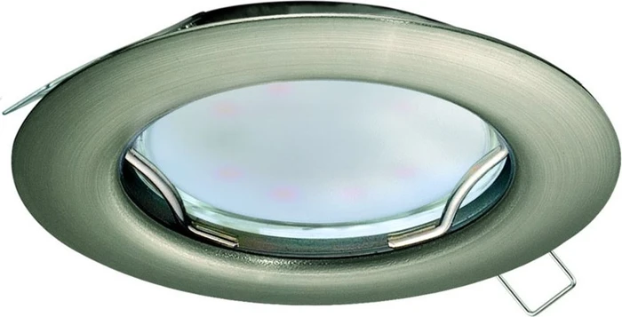 Eglo Peneto rund 7.8cm Einbauleuchte nickel matt