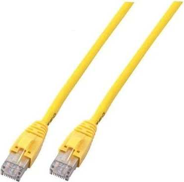 EFB Elektronik CCA Patchkabel, Cat6, U/UTP, RJ-45/RJ-45, 2m, gelb