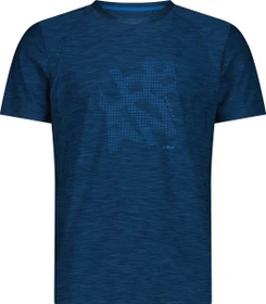 CMP Stretch Jersey Funktionsshirt kurzarm ocean melange (Herren)