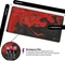 Nyfter Nyfpad XXL Liquid Premium Gaming Mousepad, 900x500mm, Design schwarz/rot Vorschaubild