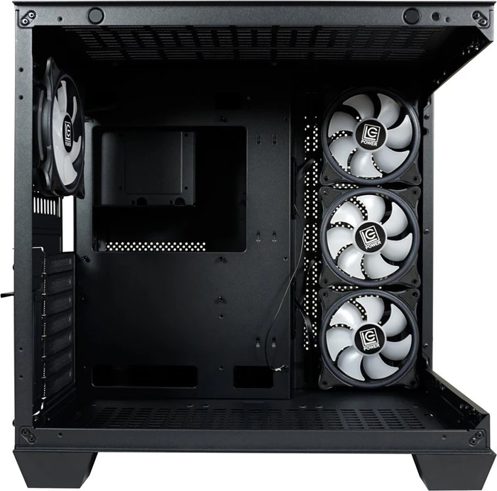 LC-Power Gaming 809B Dark Storm_X, Glasfenster