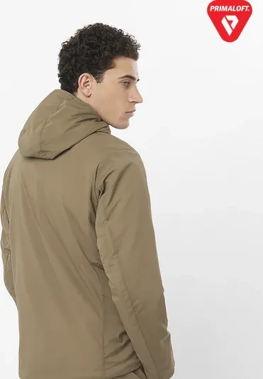 Salomon Mountain Flex Hooded Funktionsjacke shitake (Herren)