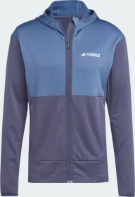 adidas Terrex Xperior Light Fleece Hooded Jacke shadow navy/wonder steel (Herren)