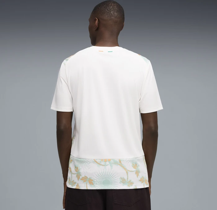 Puma FIFA WM 2026 Elfenbeinküste Auswärtstrikot kurzarm puma white/warm chestnut (Herren)