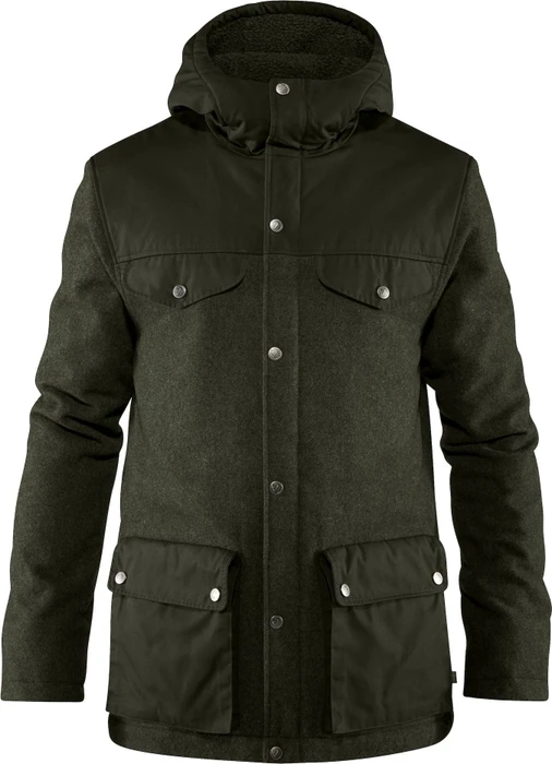 Fjällräven Greenland Re-Wool Jacke deep forest (Herren)