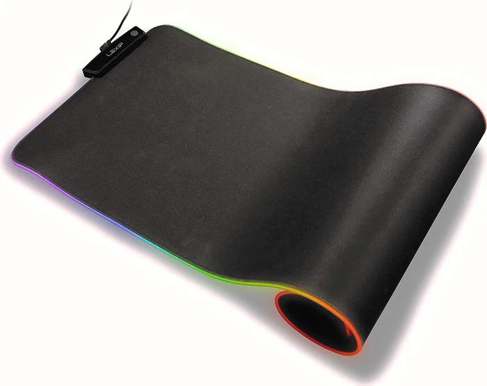 Lexip B10 XL Flexible RGB Gaming-Mauspad, 800x300mm, schwarz