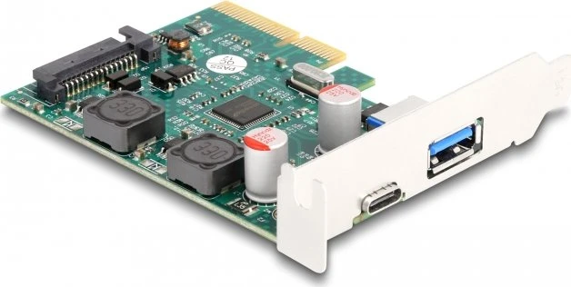 DeLOCK 1x USB-C 3.1, 1x USB-A 3.1, PCIe 3.0 x4