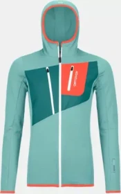 Ortovox Fleece Grid Hoody Funktionsjacke ice waterfall (Damen)