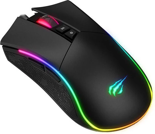 Havit Gamenote MS1001S Siyah RGB Gaming Mouse schwarz, USB