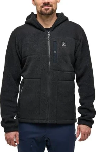 Haglöfs Malung Pile Hood Jacke true black (Herren)