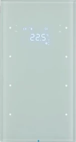 Berker KNX R.3 Touchsensor 3-fach mit Temperaturregler polarweiß