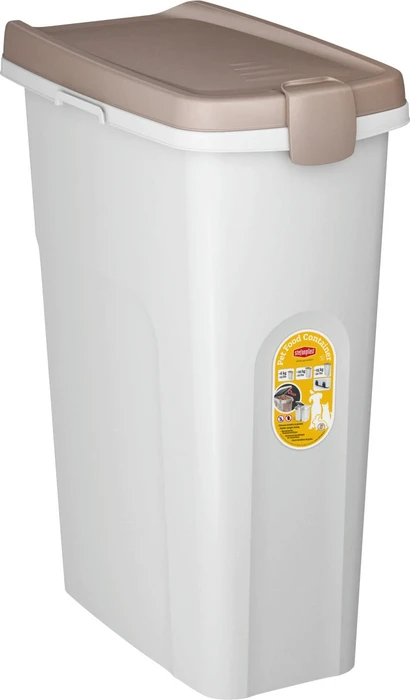 Kerbl Futtercontainer, 25l, weiß/braun (80831)