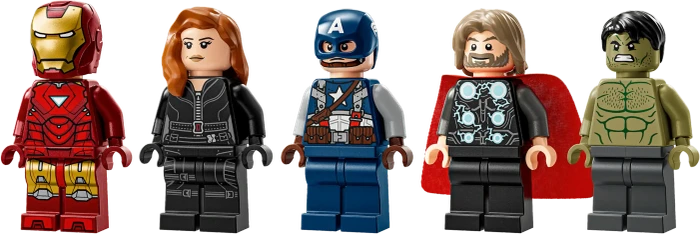 LEGO Marvel Super Heroes Spielset - MARVEL Logo & Minifiguren