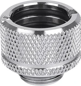 Thermaltake Pacific Rohranschluss G1/4" auf 16mm mit Nut, chrome