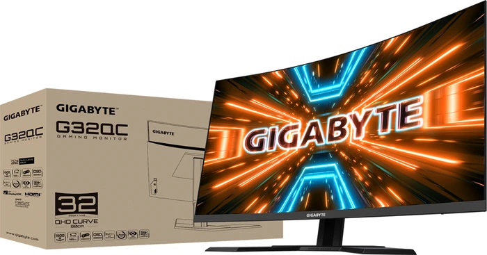 GIGABYTE G32QC, 31.5"