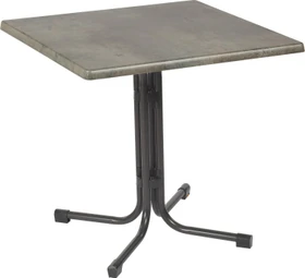 acamp Piazza Gartentisch 70x70cm anthrazit/cemento
