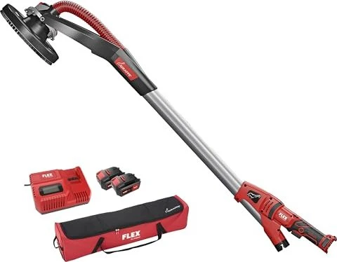 Flex GE MH 18.0-EC/5.0 Set + MH-X Giraffe Akku-Wand-/Deckenschleifer inkl. Tasche + 2 Akkus 5.0Ah