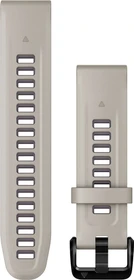 Garmin Ersatzarmband QuickFit 20 Silikon light sand/deep orchid