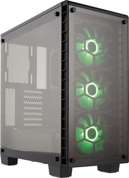 Corsair Crystal Series 460X RGB schwarz, Glasfenster