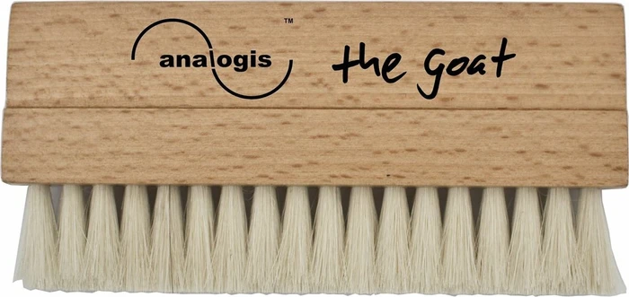 Analogis Brush 4 - The Goat - Schallplattenbürste mit Naturfasern aus Ziegenhaar