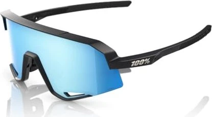 100% Slendale matte black/hiper blue multilayer mirro