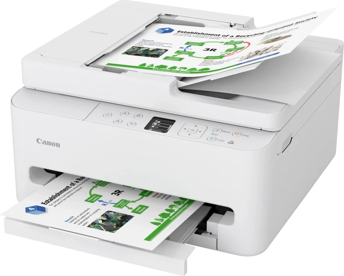 Canon PIXMA TS7550i weiß, Tinte, mehrfarbig