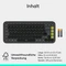 Logitech POP Icon Keys, Graphite & Green, Logi Bolt, USB/Bluetooth, DE Vorschaubild