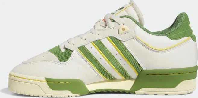 adidas Rivalry Low 86 chalk white/crew green/hazy yellow