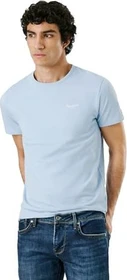 Pepe Jeans Logodruck Slim Fit T-Shirt kurzarm soho blue (Herren)