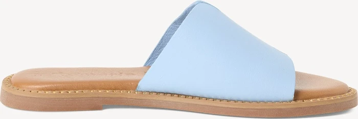 Tamaris Lederpantolette blau (Damen)