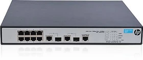 HP OfficeConnect 1910 8 Desktop Smart Switch, 8x RJ-45, 2x RJ-45/SFP, 62W PoE+ (JG537A)