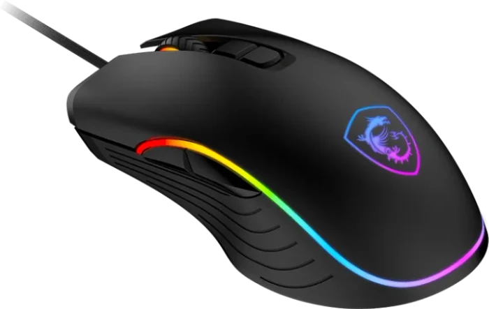 MSI Forge GM300 Gaming Mouse schwarz, USB
