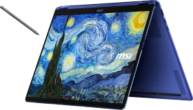 MSI Prestige 14 Flip AI+ The Starry Night-270N, Star Blue, Core Ultra X9 378H, 32GB RAM, 1TB SSD, DE, Vincent van Gogh Edition