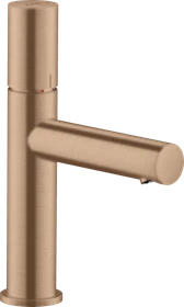 Hansgrohe Axor Uno Waschbeckenarmatur 110 mit Zerogriff und Ablaufgarnitur brushed red gold