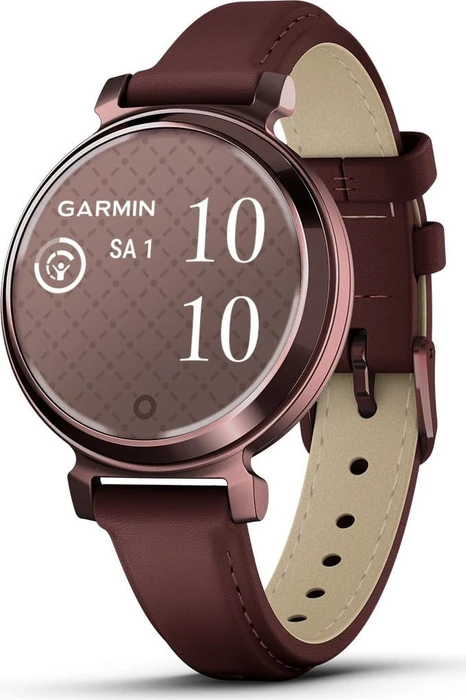 Garmin Lily 2 Classic dark bronze/mulberry leather