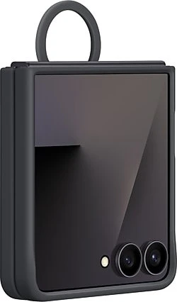 Samsung Silicone Ring Case für Galaxy Z Flip7 schwarz