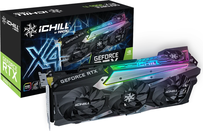 INNO3D GeForce RTX 3060 Ti GDDR6X iCHILL X4, 8GB GDDR6X, HDMI, 3x DP