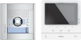 Legrand Bticino Flex'One Video-Set mit Türstation SFERA und Hausstation Classe 100 X16E, Unterputz, Einfamilienhaus, 2 Teilnehmer, Set