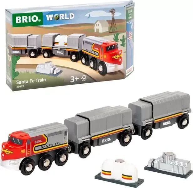 BRIO World Trains of the World Santa Fe Zug