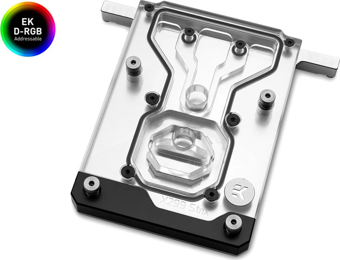EK Water Blocks Quantum Line EK-Quantum Momentum ROG Strix X299-E Gaming II D-RGB Monoblock, Nickel, Acryl