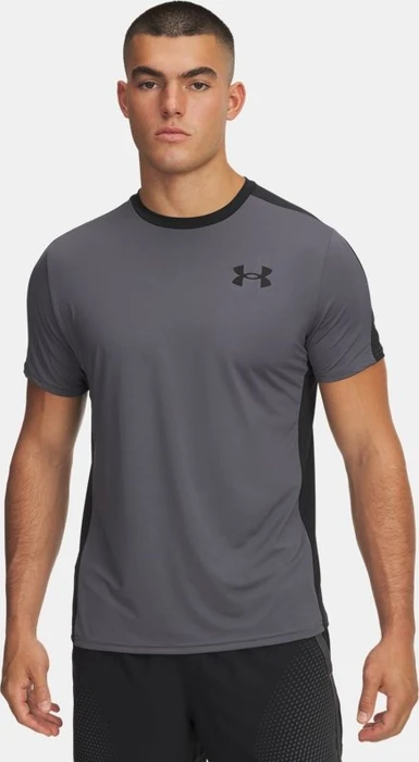 Under Armour HeatGear Wordmark Funktionsshirt kurzarm castlerock/black (Herren)