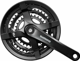 Shimano Tourney FC-TY501 Kettenschutz 48/38/28 Zähne Kurbelgarnitur 175mm schwarz