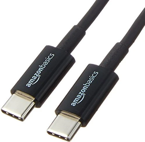 AmazonBasics USB-C auf USB-C Kabel, USB 2.0, 1.8m, schwarz