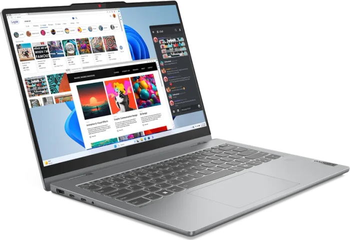 Lenovo IdeaPad 5 2-in-1 14IRH9, Luna Grey, Core i7-13620H, 16GB RAM, 1TB SSD, DE