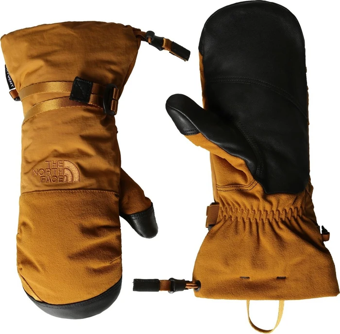 The North Face Montana Leder Fäustlinge Skihandschuhe timber tan/timber tan heather