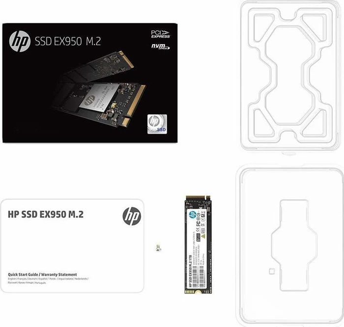 HP SSD EX950 M.2 1TB, M.2 2280 / M-Key / PCIe 3.0 x4