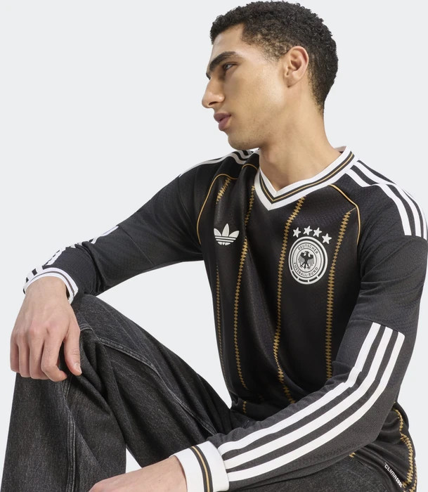 adidas FIFA WM 2026 Deutschland Ausweichtrikot langarm schwarz (Herren)