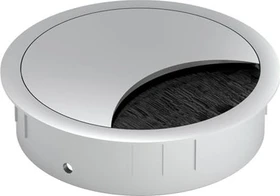 Bachmann Loop Round Ring, Kabeldurchführung, 80mm, grau metallic