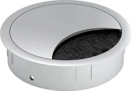 Bachmann Loop Round Ring, Kabeldurchführung, 80mm, grau metallic