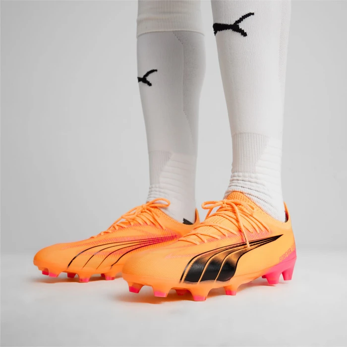 Puma Ultra Ultimate FG/AG sun stream/puma black/sunset glow (Herren)